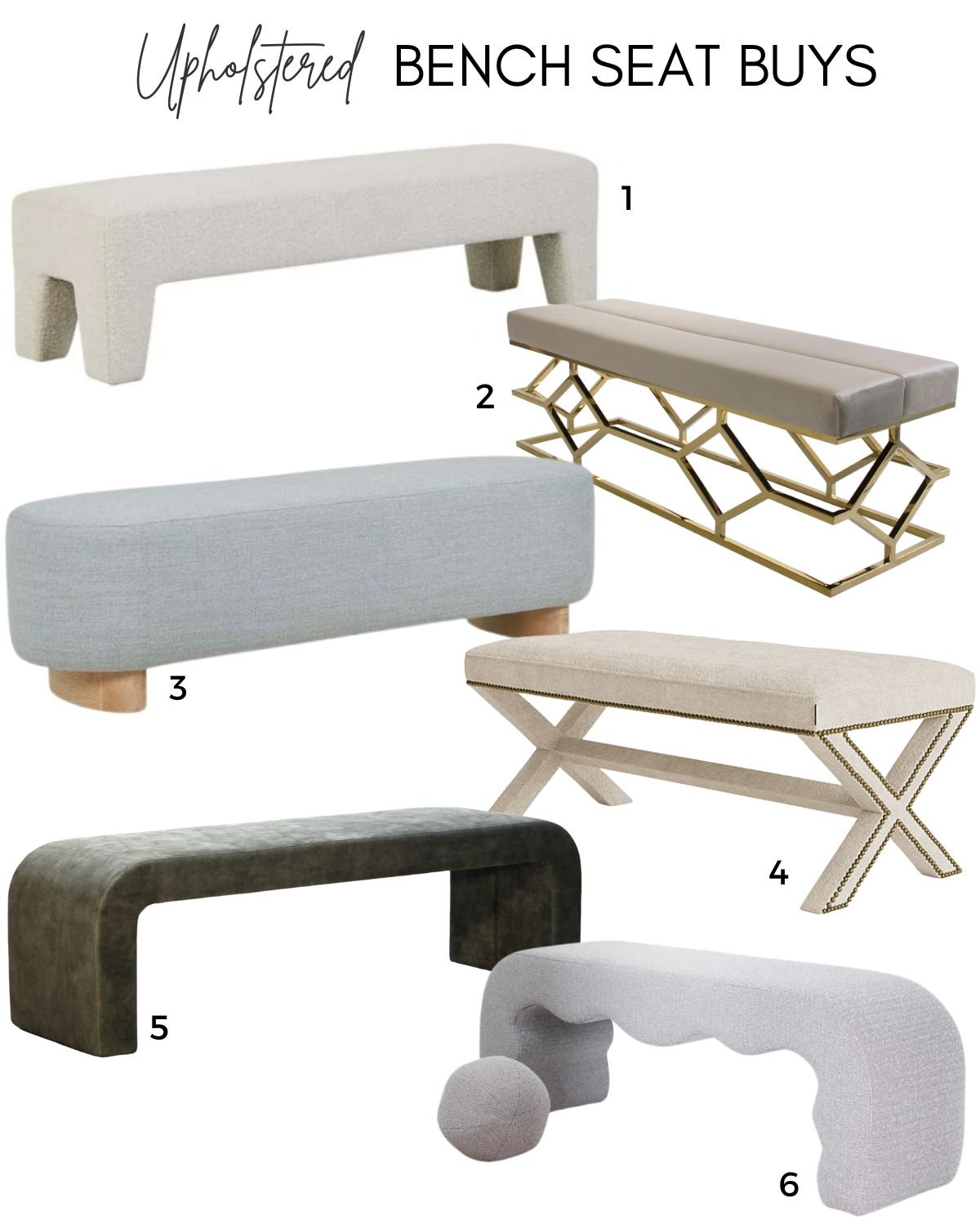 best upholstered bench seat ideas