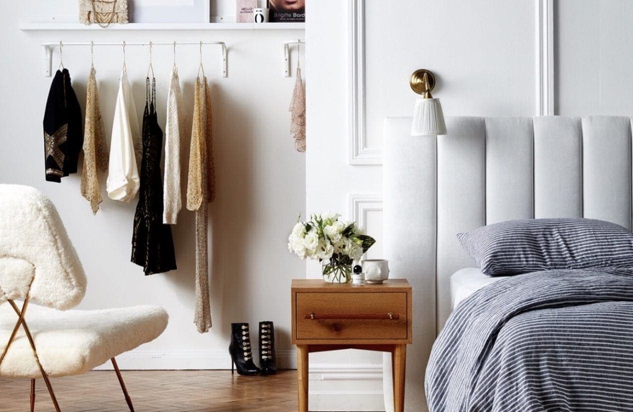 lincoln bedhead in white from heatherley design bedheads