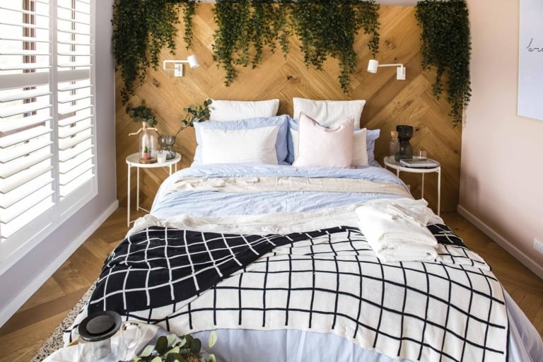 house rules 2019 lisa and andy bedroom with nordic styling