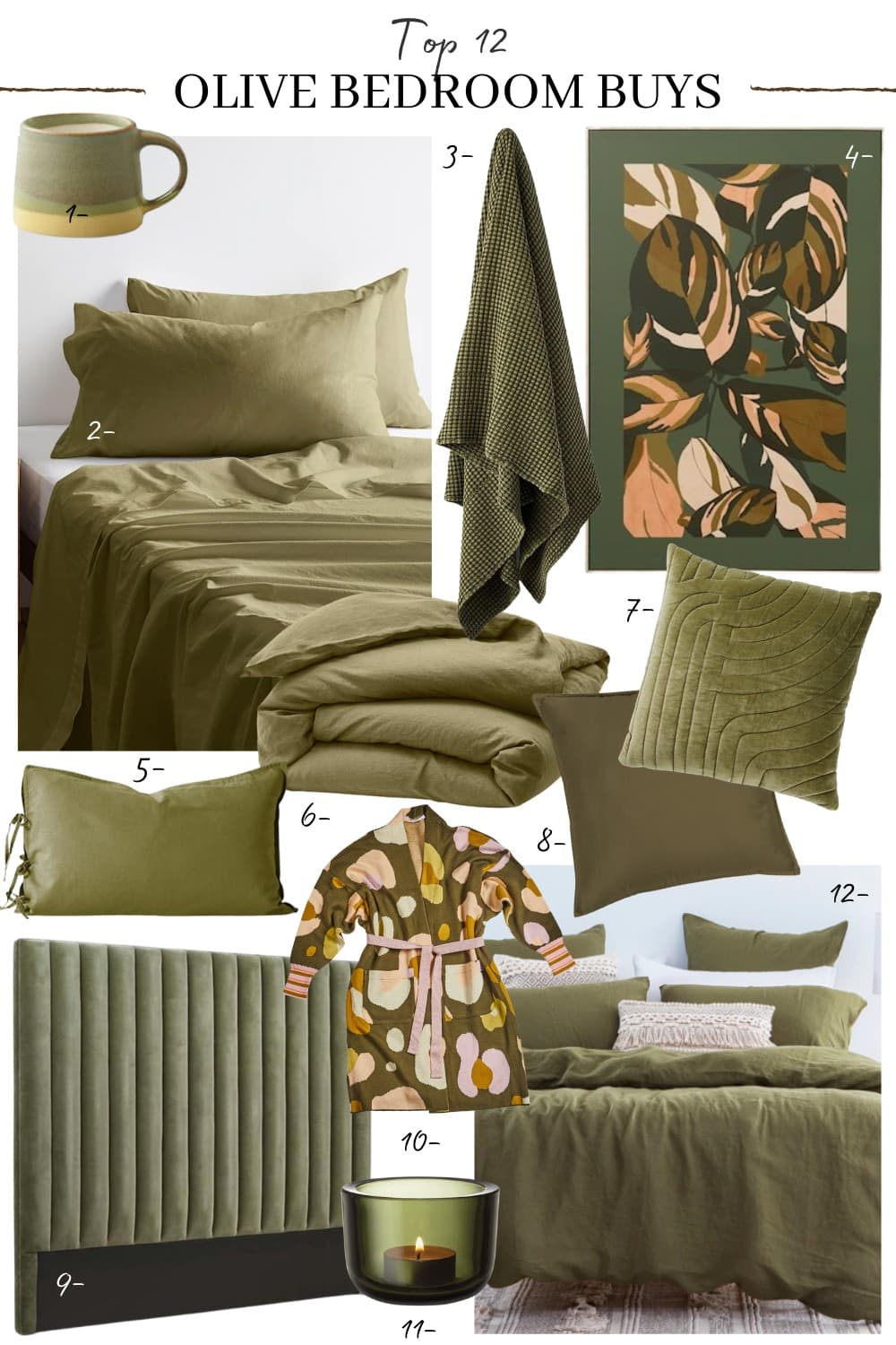 olive green bedding quilt cover sets autumn winter