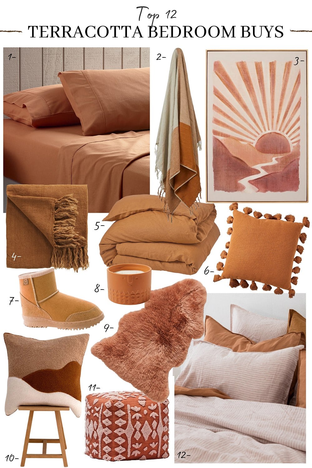terracotta quilt cover set cushions and bedding autumn winter