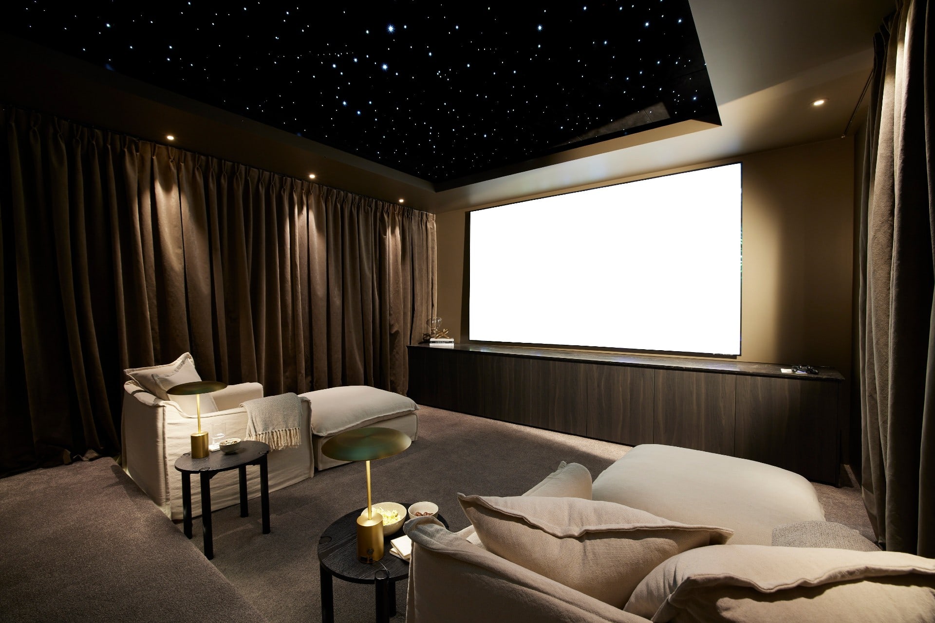 the block 2021 ronnie and georgia home cinema room