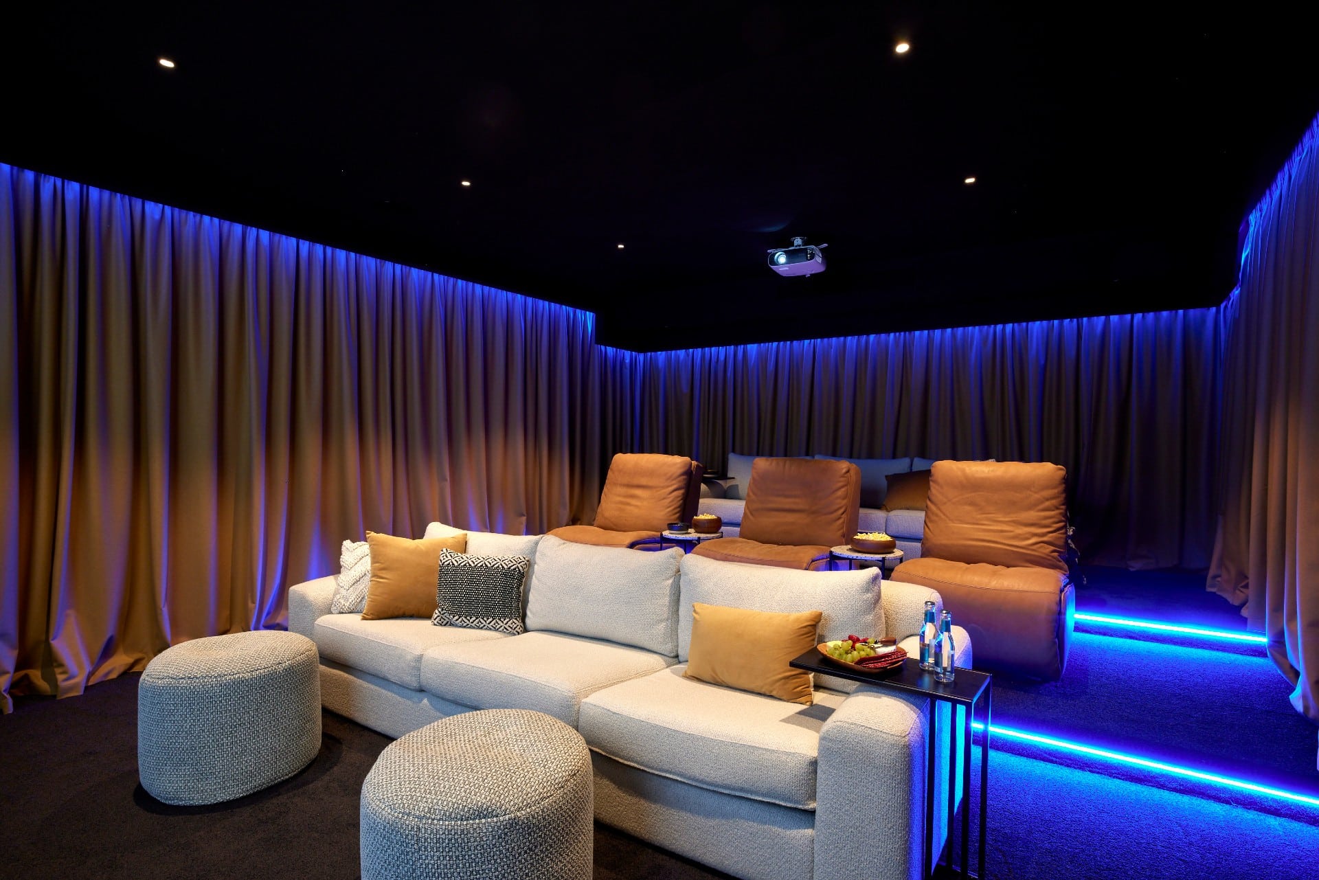 the block 2021 tanya and vito home cinema room lounges