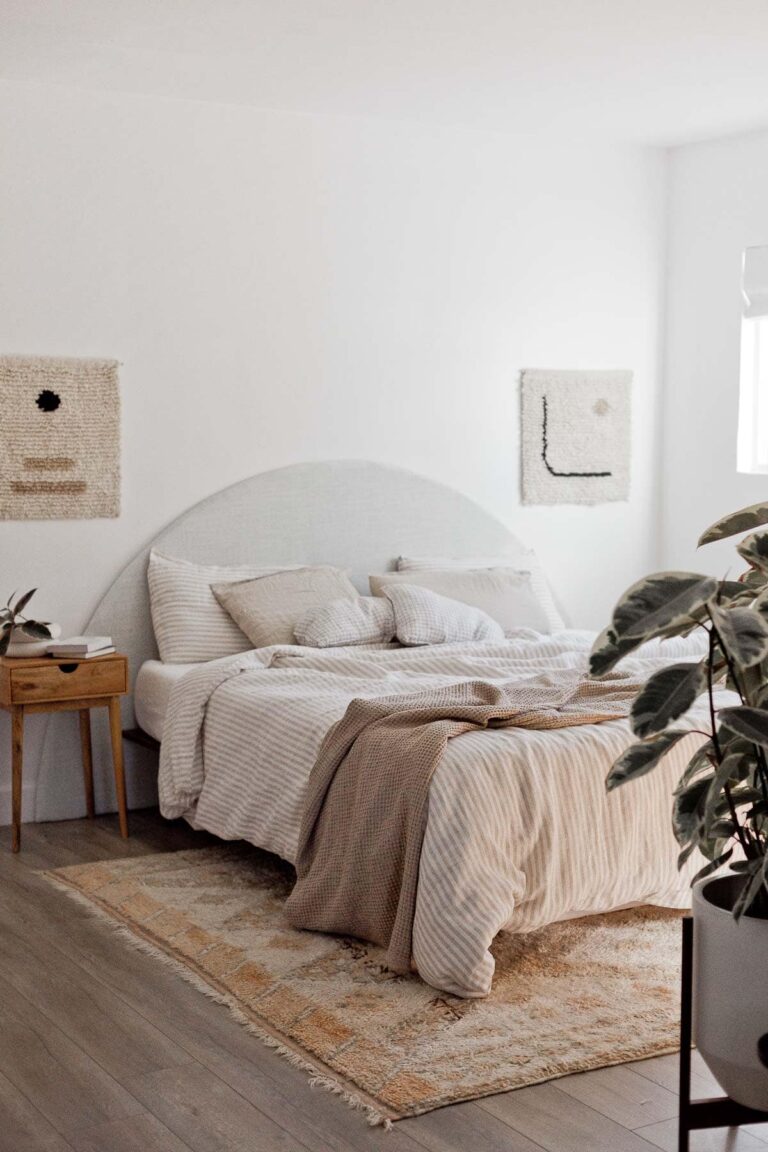 How to Hang Art Above a Bed 9 Expert Tips on Hanging Art
