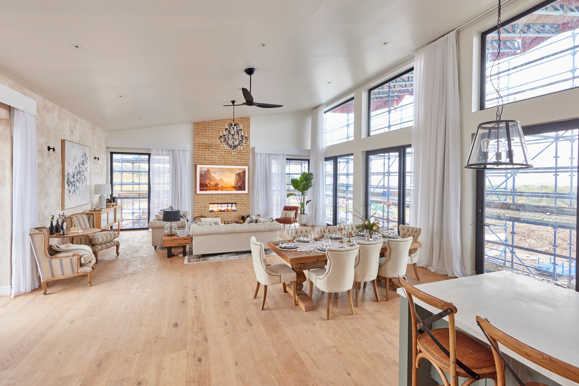 the block 2022 dylan and jenny living and dining room