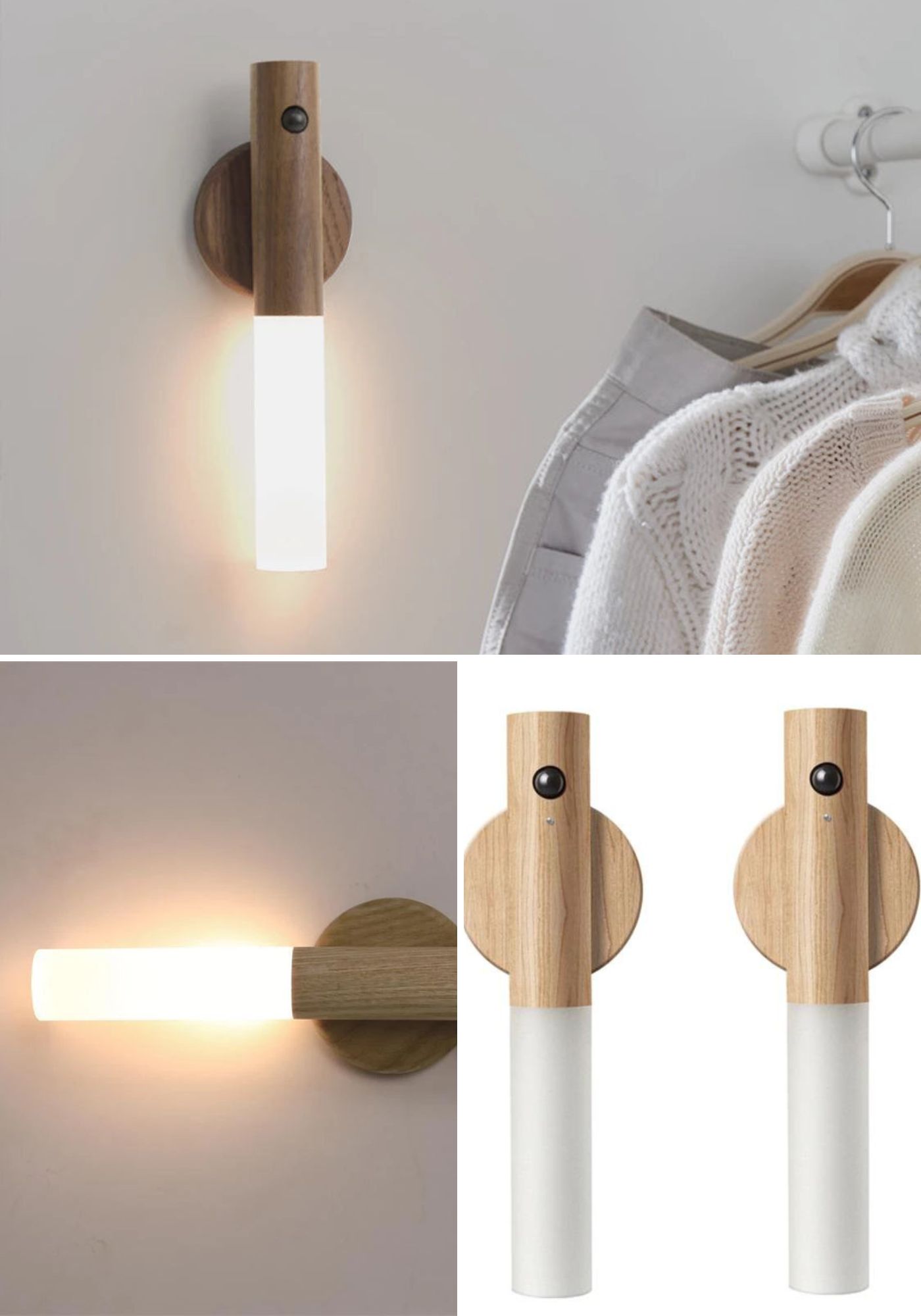 portable led sensor wall light carry light