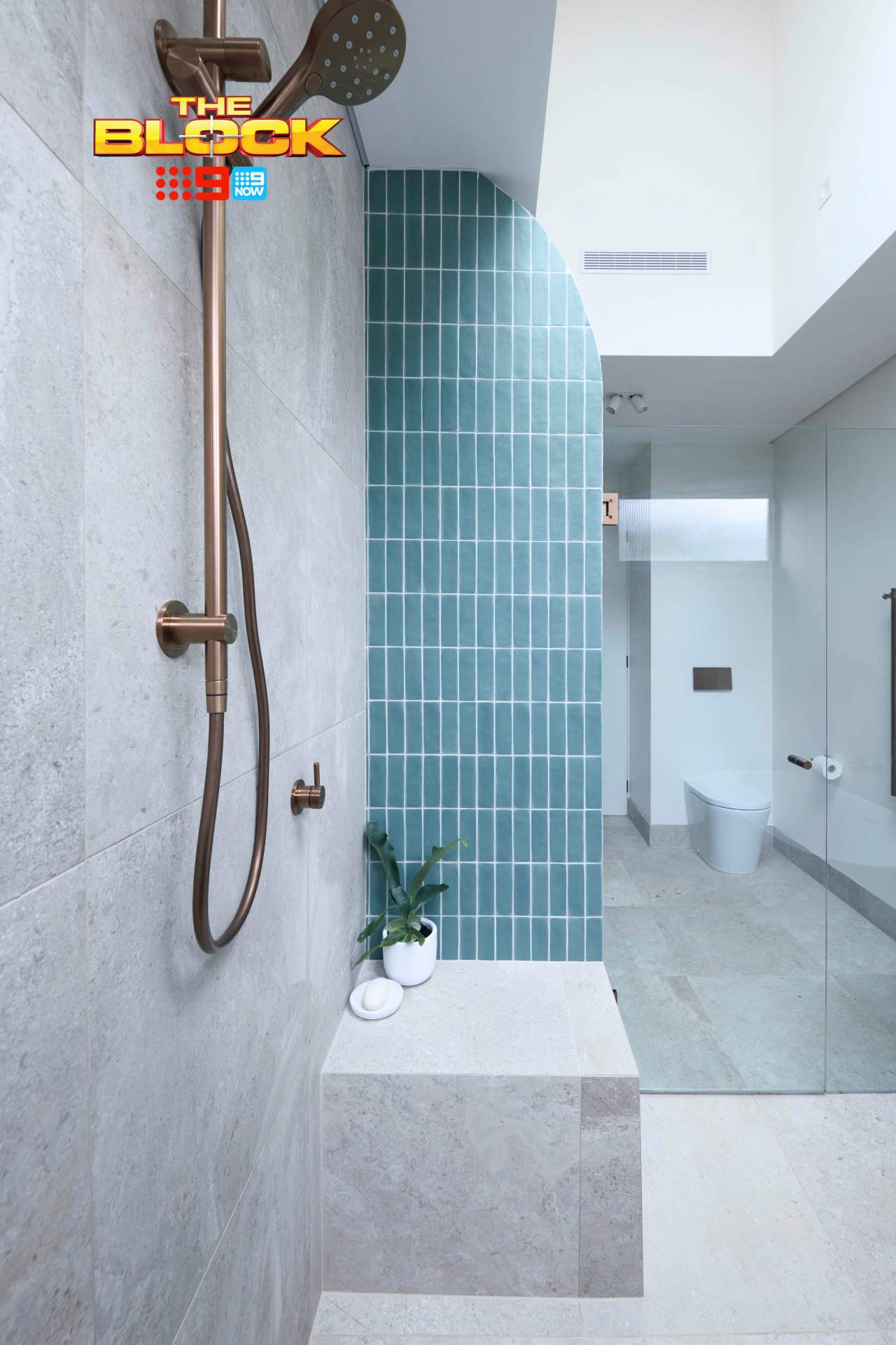 the block 2025 bathrooms reveal emma and ben shower