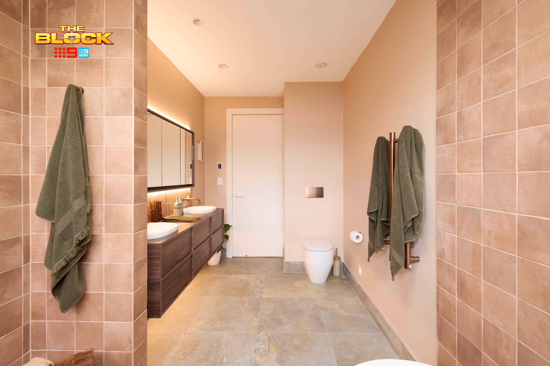 the block 2025 bathrooms reveal sonny and alicia wall tile