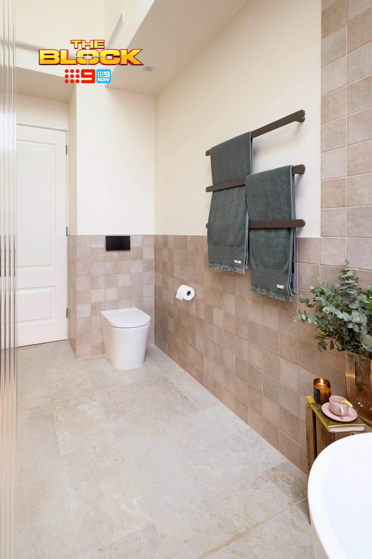 the block 2025 bathrooms robby and mat toilet