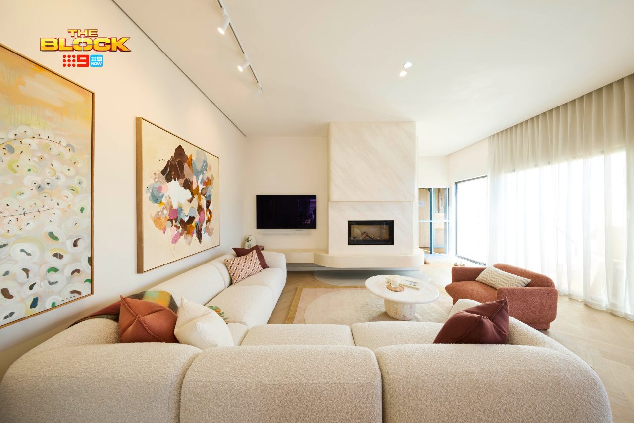 the block 2025 han and can living room tv fireplace wall