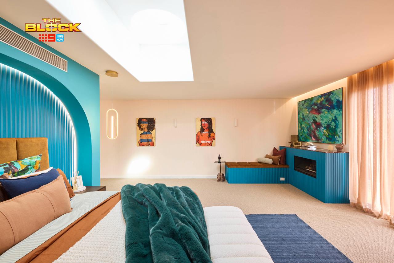 the block 2025 han and can main bedroom bromey artworks