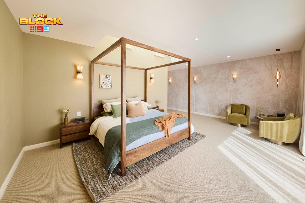 the block 2025 robby and mat main bedroom four poster bed