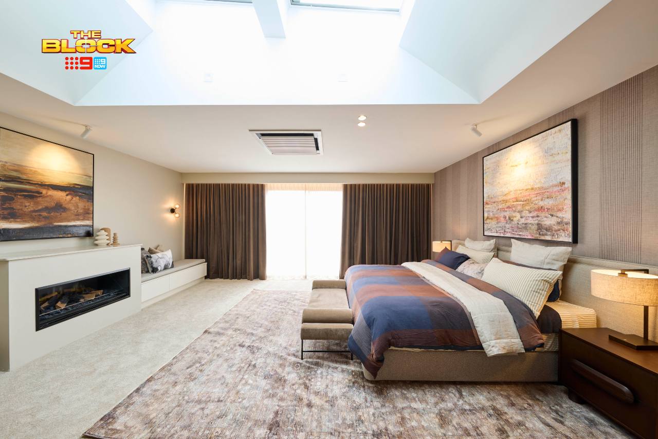 the block 2025 sonny and alicia main bedroom reveal