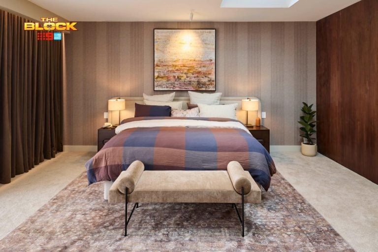 the block 2025 sonny and alicia main bedroom wallpaper