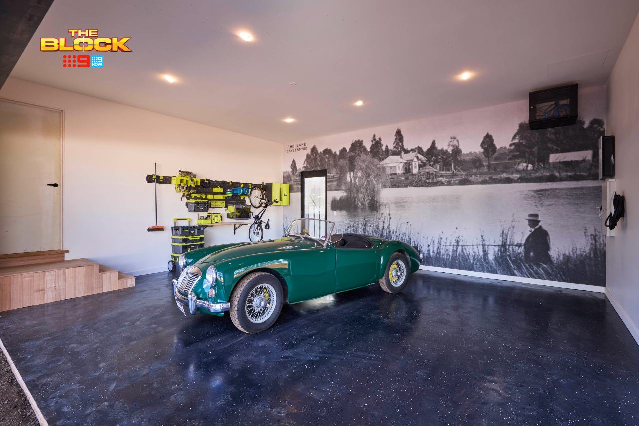 the block 2025 emma and ben garage wall mural