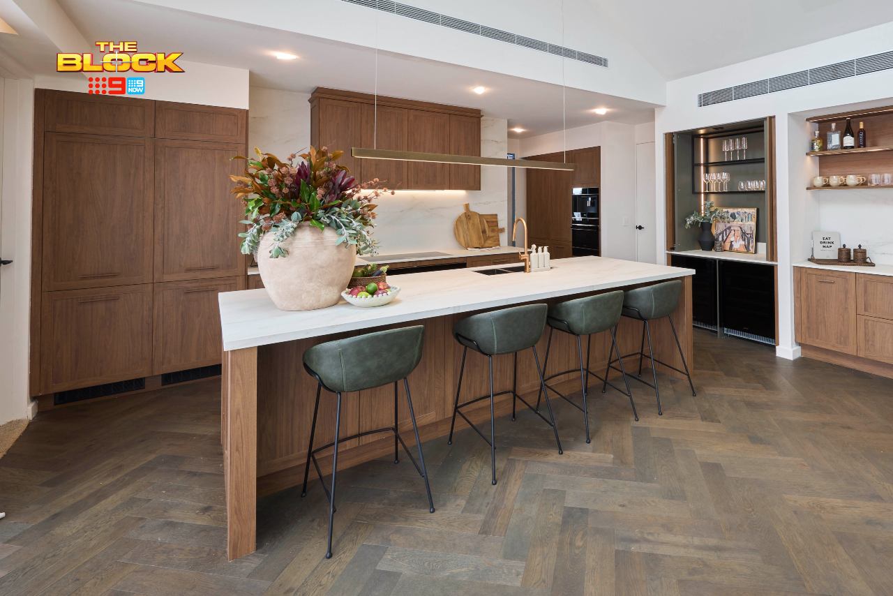 the block 2025 emma and ben kitchen reveal