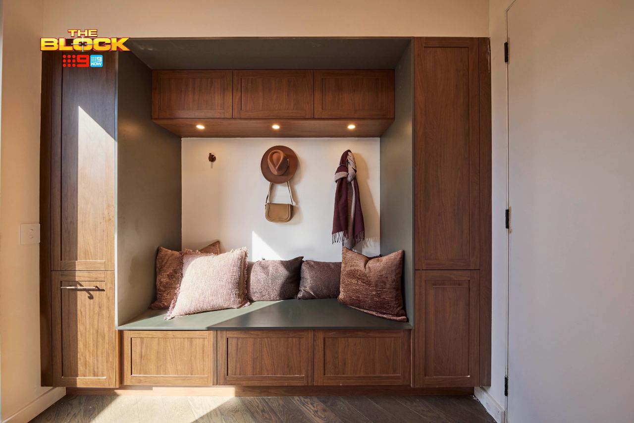the block 2025 emma and ben mudroom cabinetry