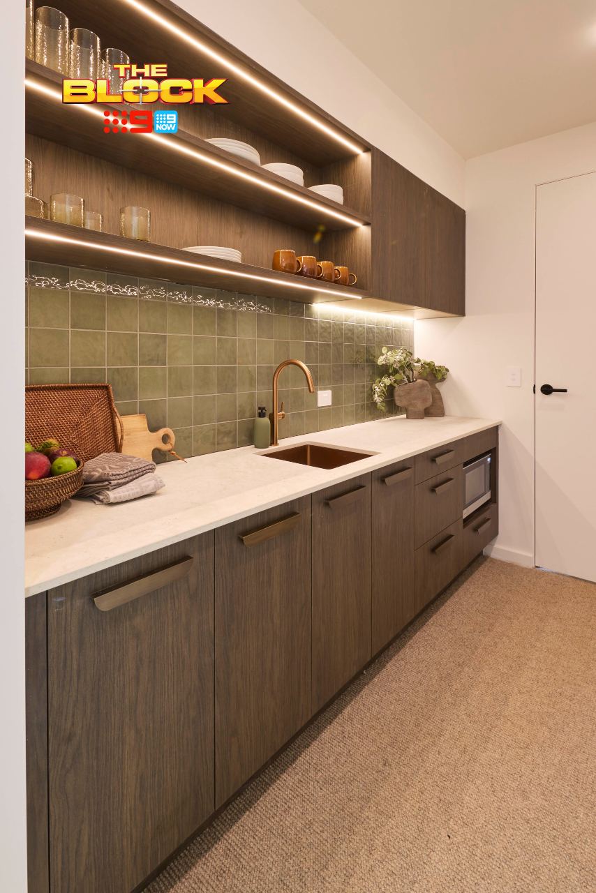the block 2025 guest bedrooms emme and ben kitchenette