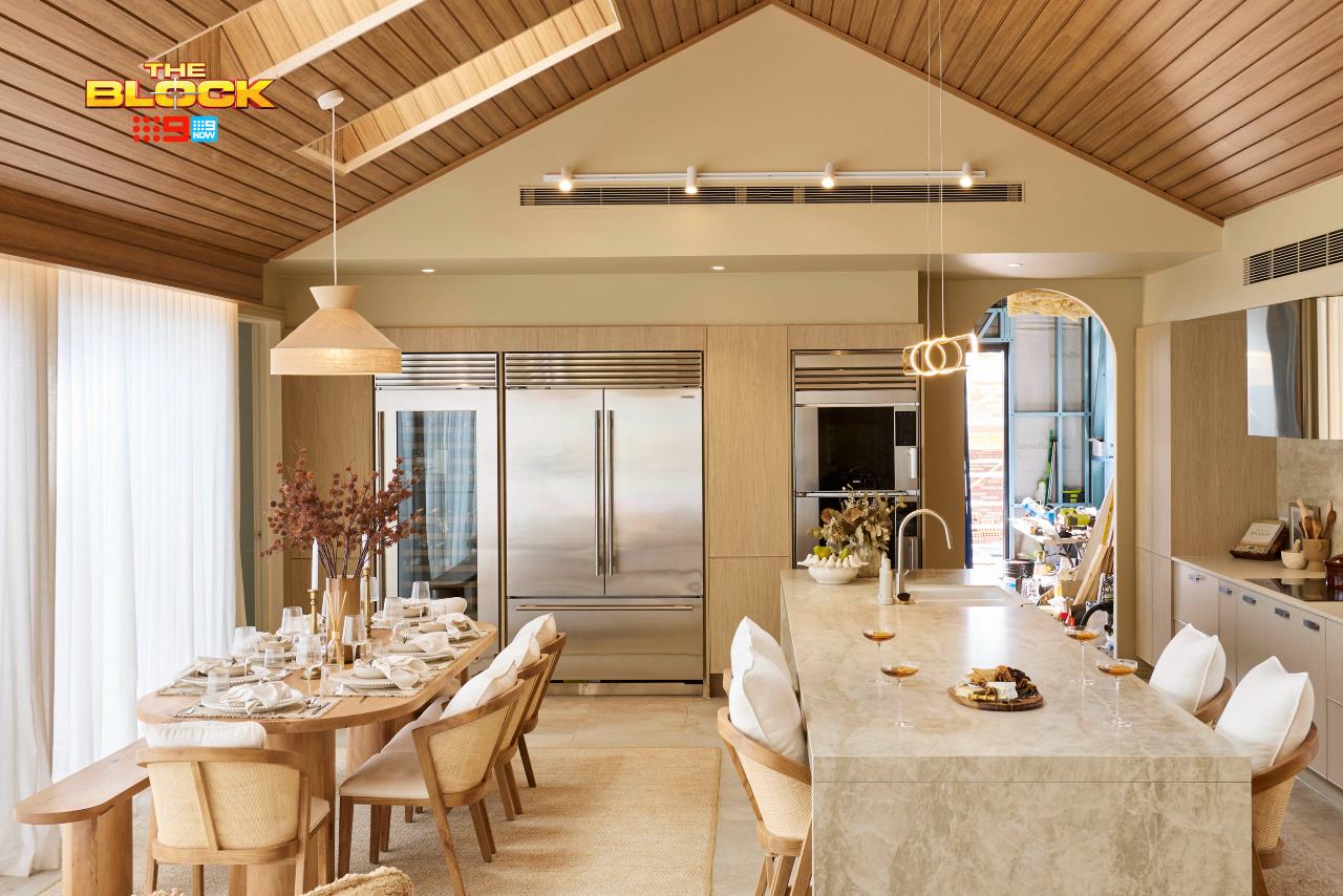 the block 2025 room reveals kitchen britt and taz