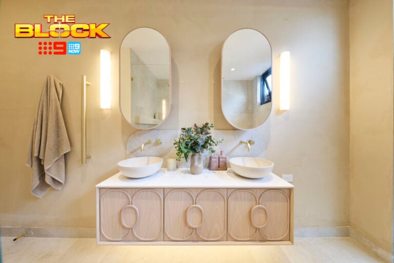 the block 2026 chantel and wyatt family bathroom