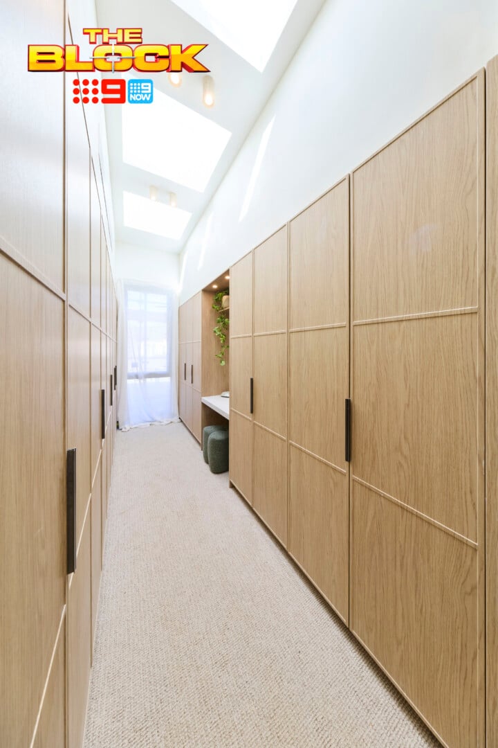The Block 2026 Main Bedrooms Reveal: Quiet Luxury Continues, with Mixed Results 16 the block 2026 rick and tayla walk in robe