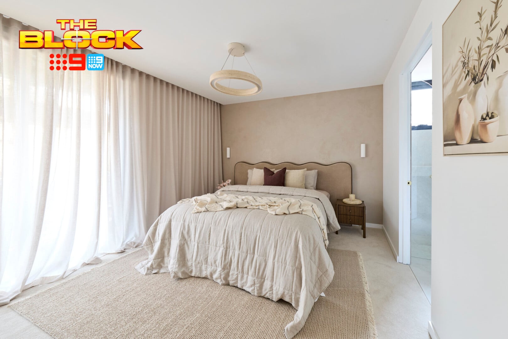 The Block 2026 Guest Suites Reveal: Wall Light Woes, Bathroom Fails, and That Green Bedroom 10 the block 2026 guest suites reveal chantel and wyatt