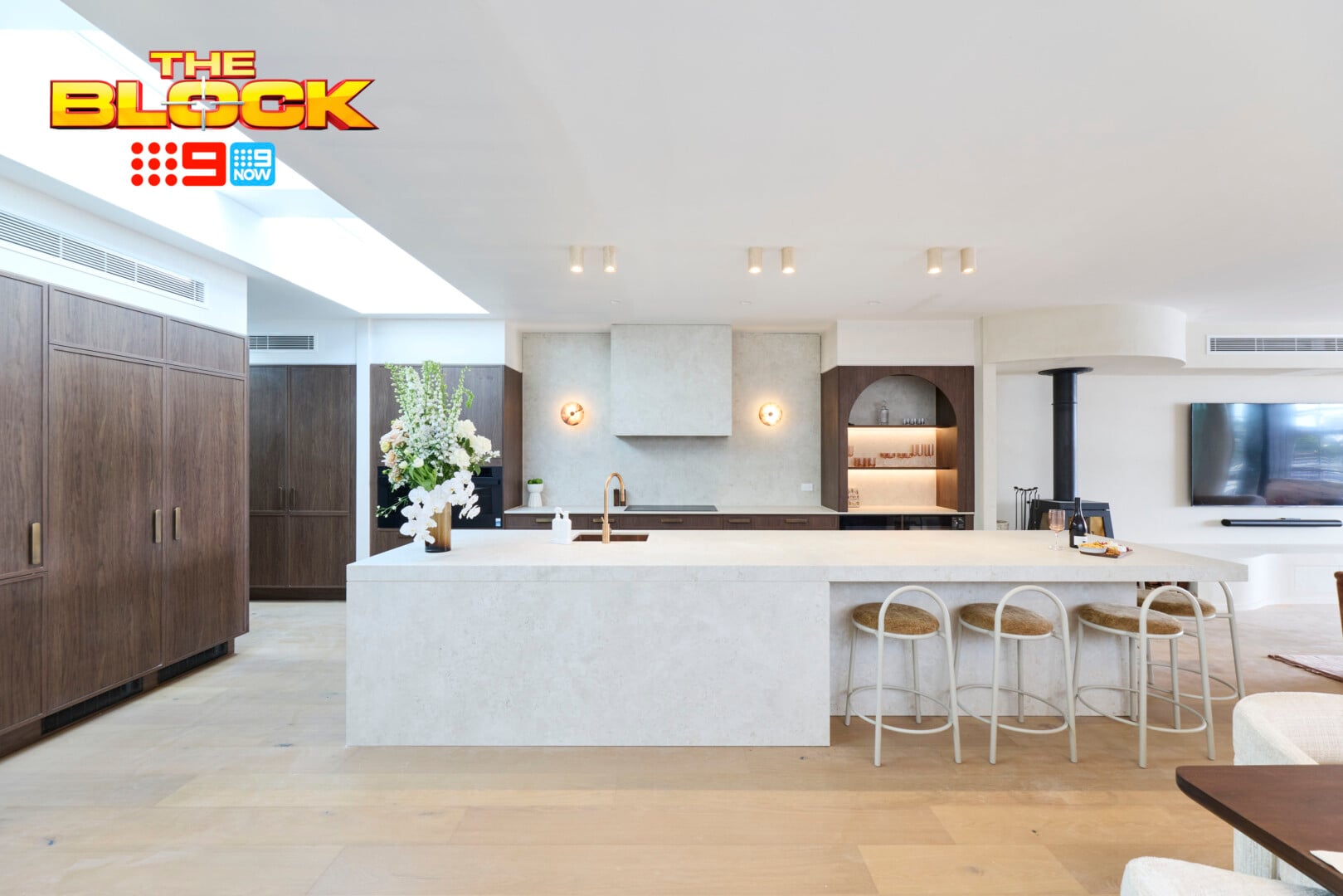 The Block 2026 Kitchens Reveal: Design Wins, Sins and All Those Wine Fridges 6 the block 2026 kitchens reveal lisa and rosco