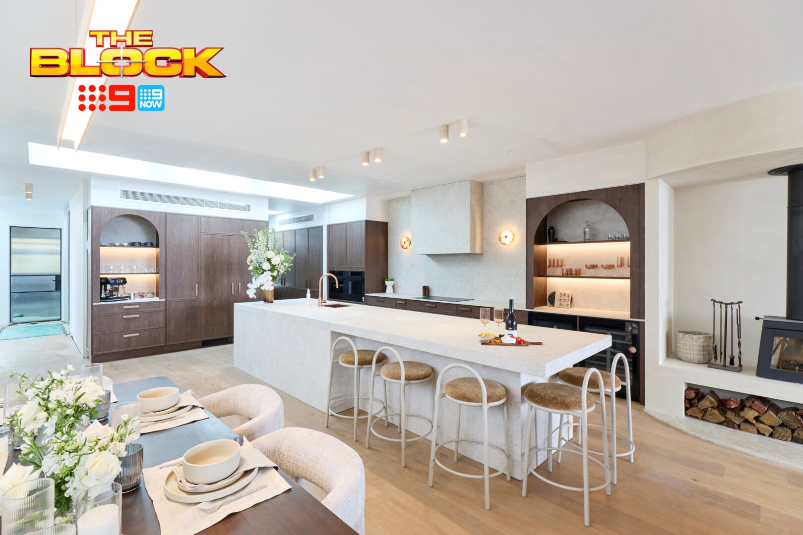 The Block 2026 Kitchens Reveal: Design Wins, Sins and All Those Wine Fridges 7 the block 2026 lisa and rosco kitchen