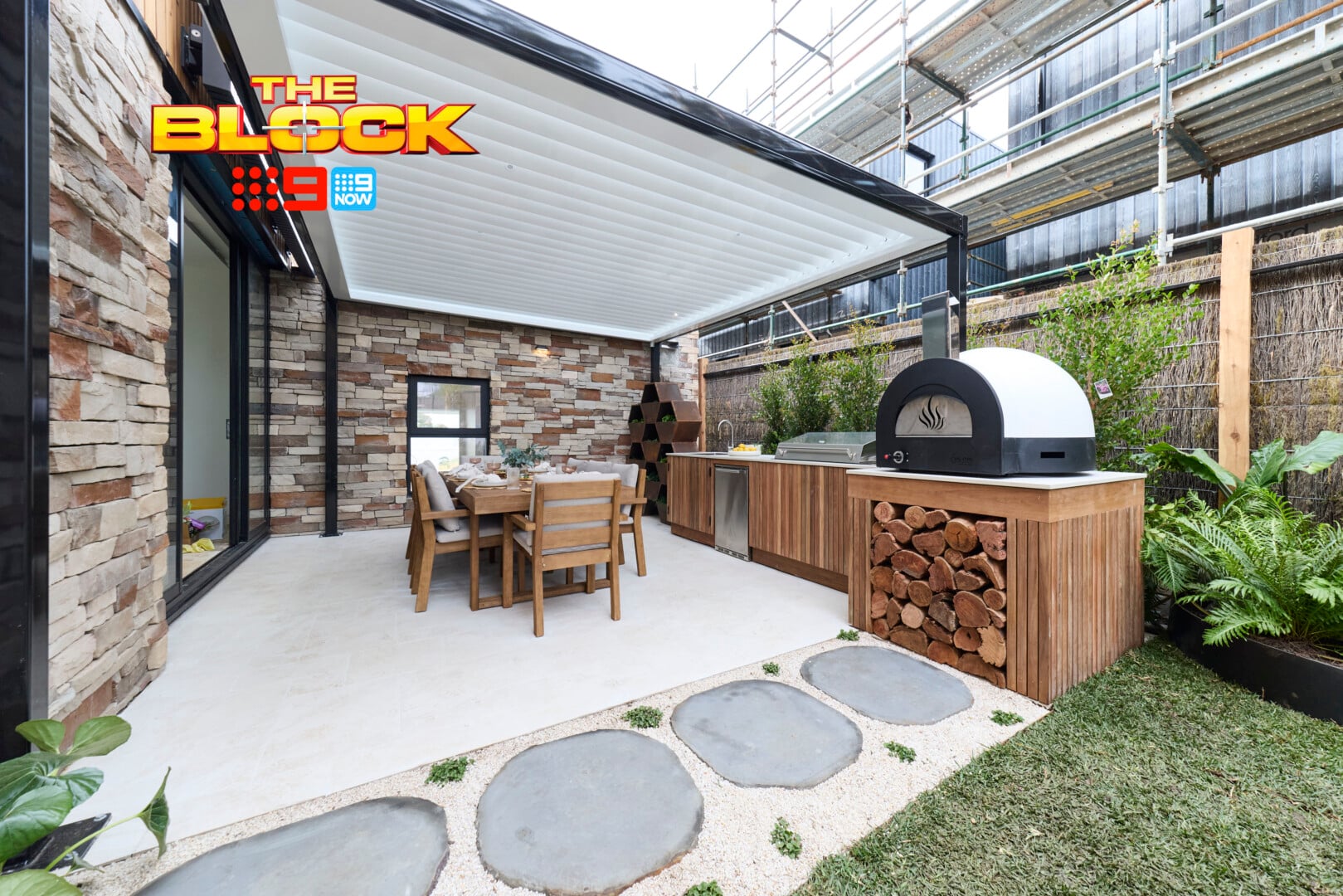 The Block 2026 Backyards and Garages Reveal: The Big Privacy Blunder 18 the block 2026 backyard reveal chantel and wyatt side area entertaining