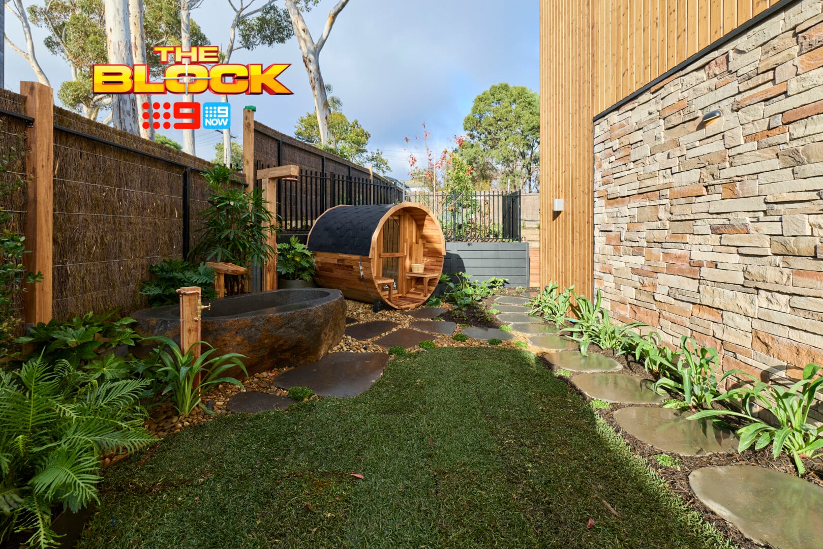The Block 2026 Front Yard Reveals: The Last Recap of the Season! 13 the block 2026 chantel and wyatt side of front yard grass area