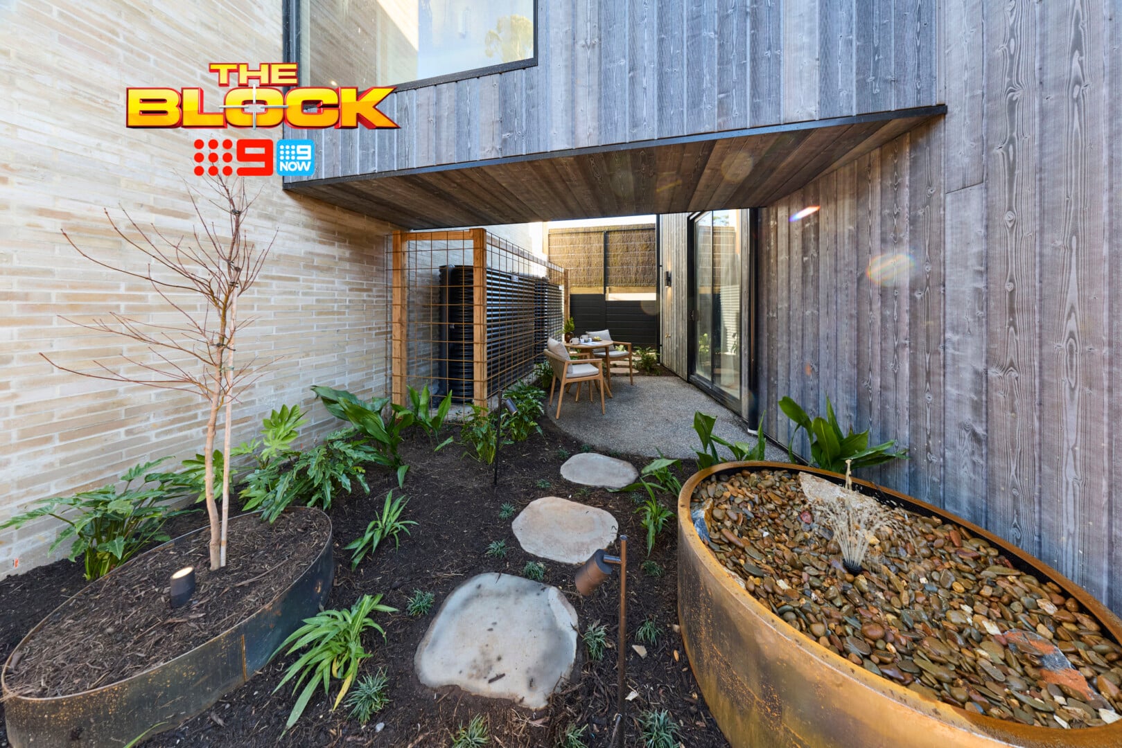 The Block 2026 Front Yard Reveals: The Last Recap of the Season! 19 the block 2026 courntey and sev front yard garden seating area