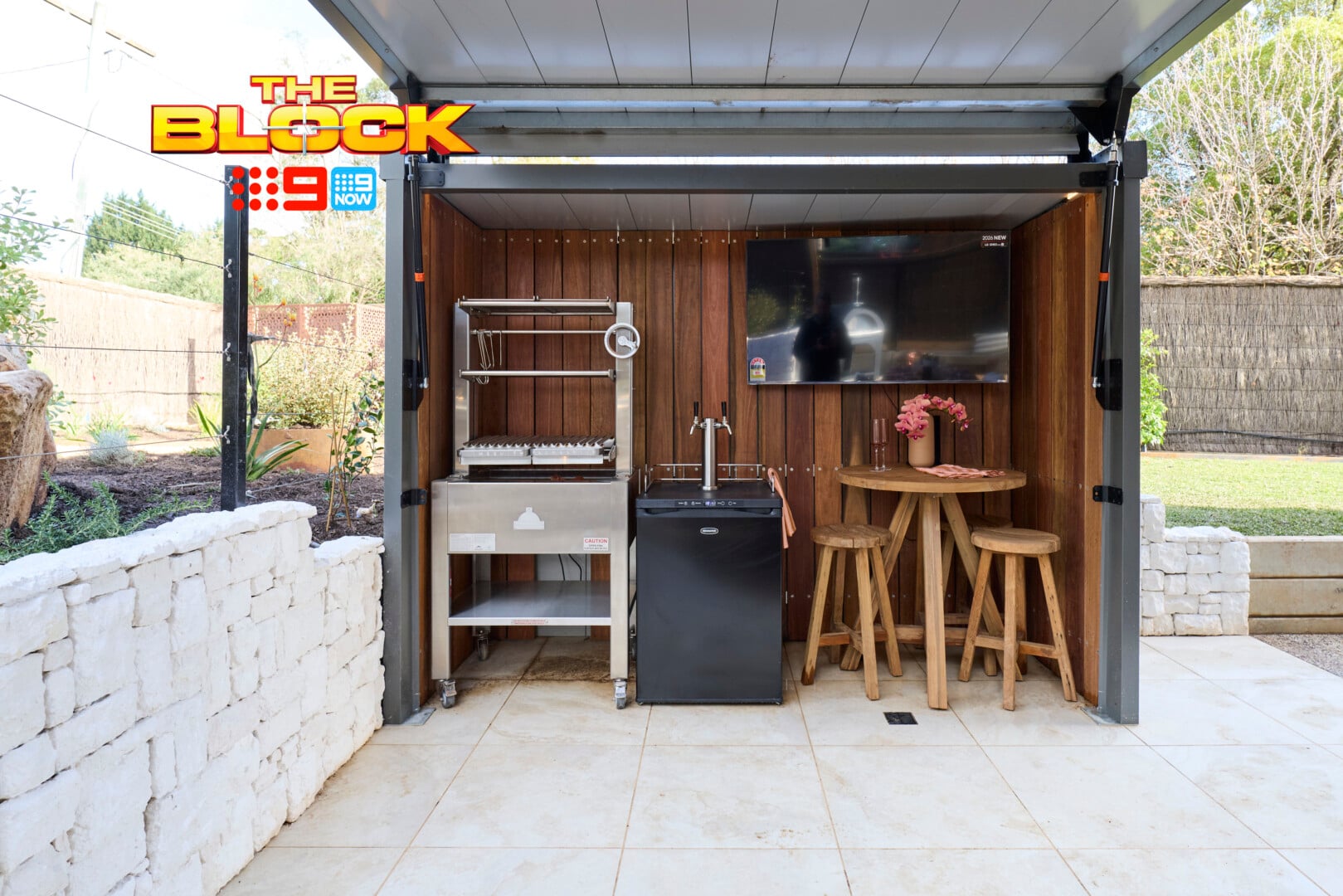 The Block 2026 Front Yard Reveals: The Last Recap of the Season! 15 the block 2026 lisa and rosco front yard shed with tv