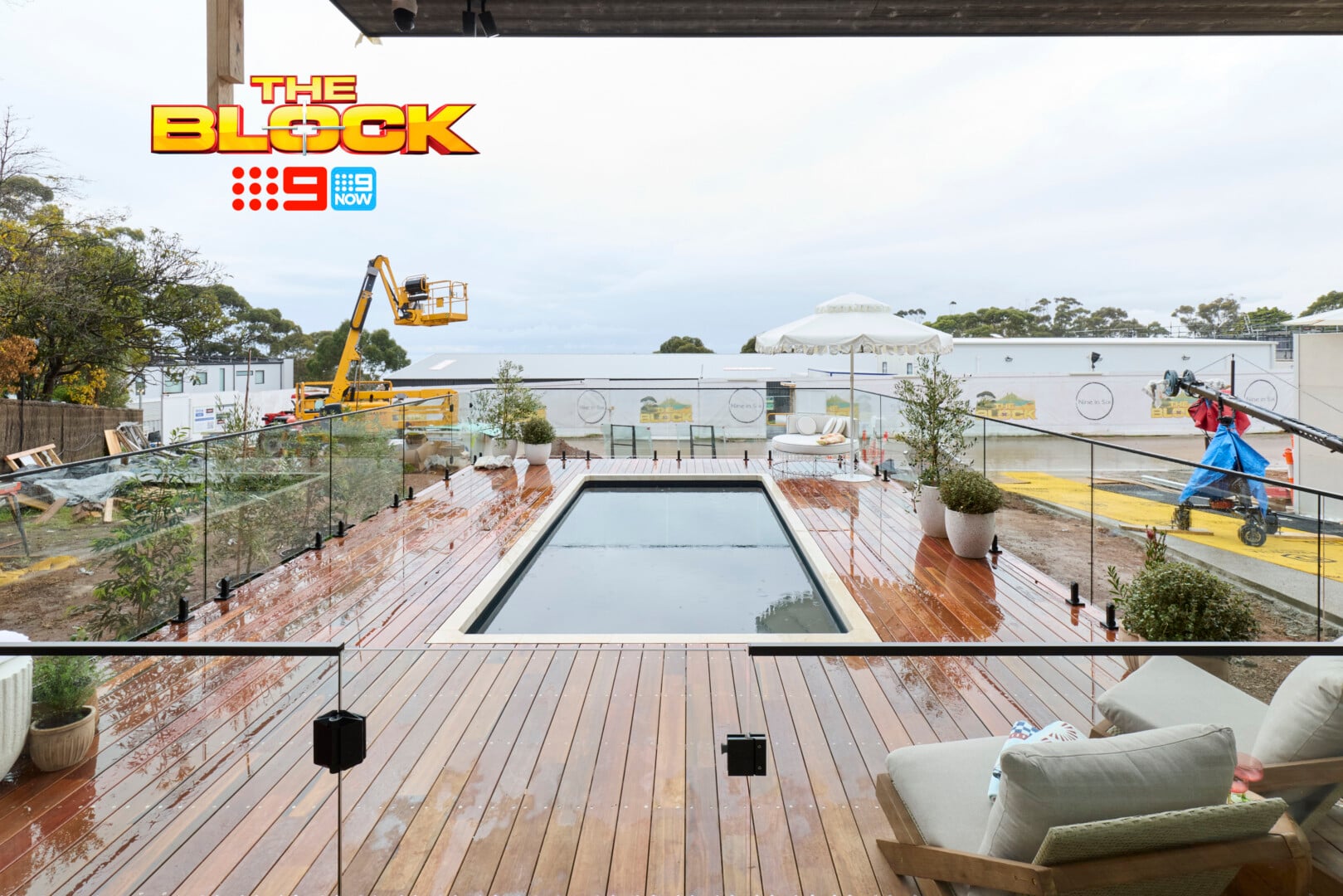 The Block 2026 Outdoor Terrace and Pool Reveals: Epic Meets Underwhelming 17 the block 2026 lisa and rosco pool area